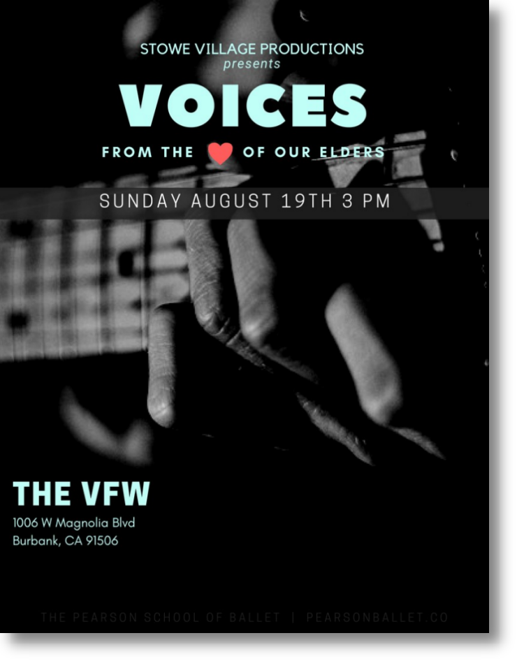 Voices Show flyer